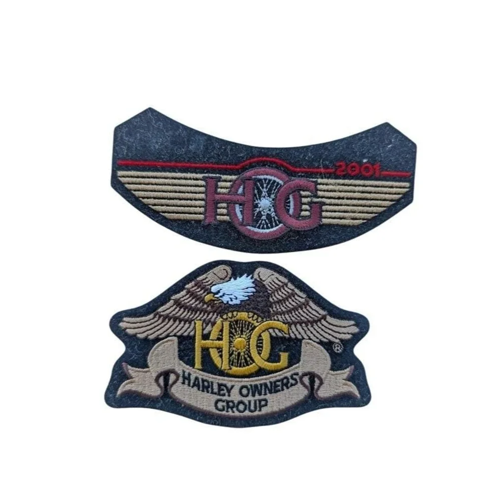5 Lot Harley Davidson Owners Group Patches 2001 HOG Ladies Frederick MD Chambers